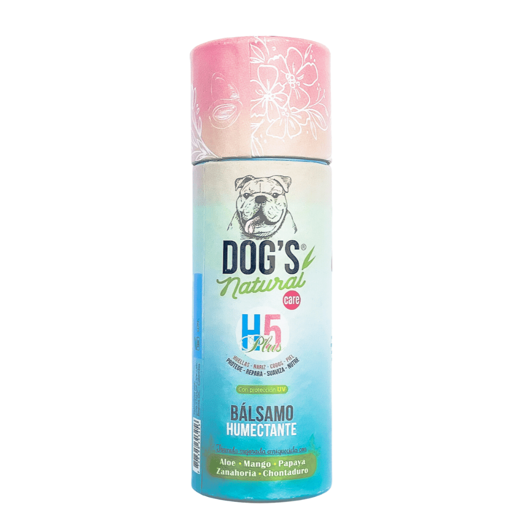 Bálsamo Hidratante para perros de Dogs Natural Care en su caja con fondo blanco plano